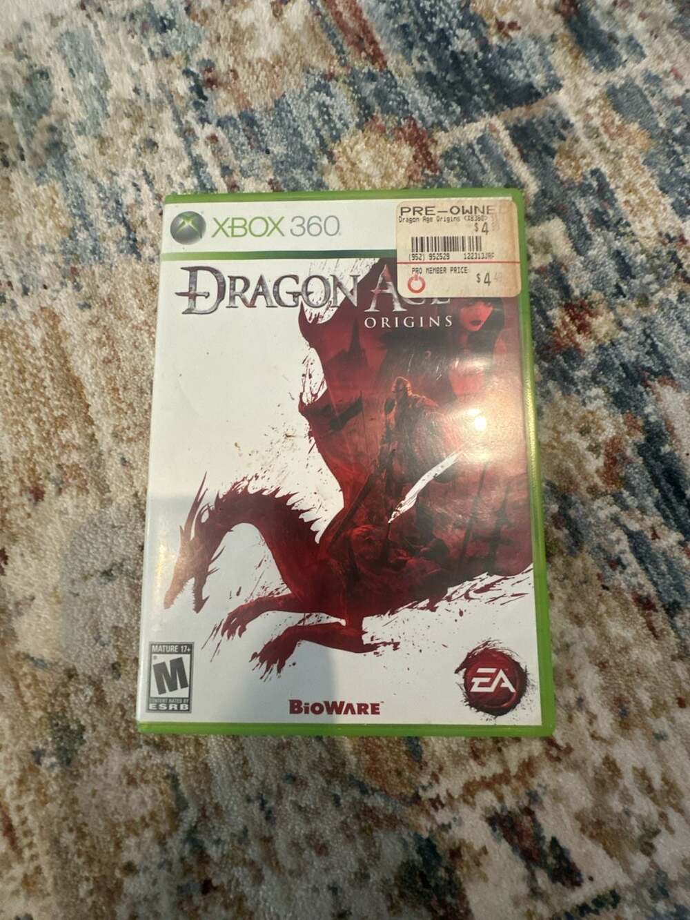 BioWare Dragon Age Origins Xbox 360 Video Game